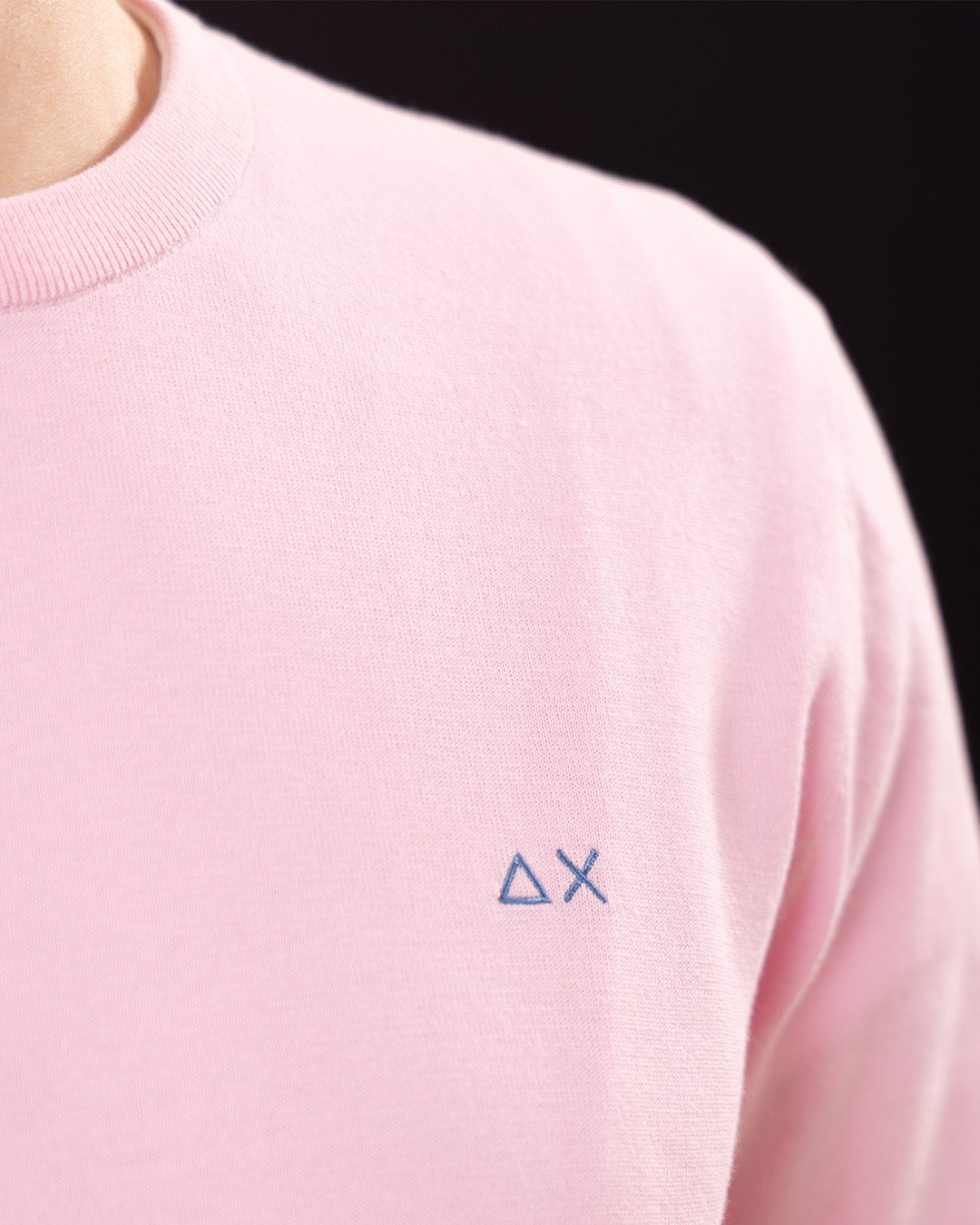 Maglie - Roun neck solid Ciclamino - immagine 6