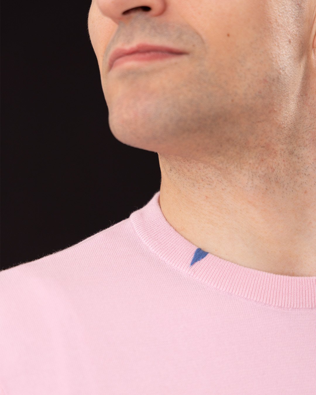 Maglie - Roun neck solid Ciclamino - immagine 7