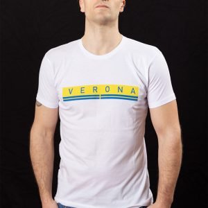 T-Shirt - Verona Linear tee White