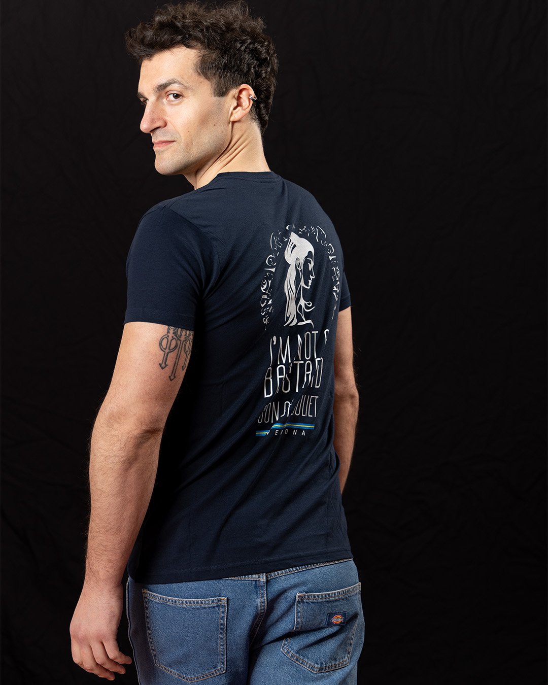 T-Shirt - Bastard tee Navy - immagine 5