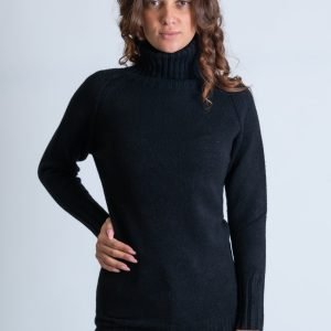 Maglie - Maximaglia collo alto Nero