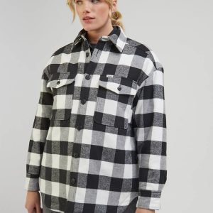Giacconi - Quilted overshirt Charcoal
