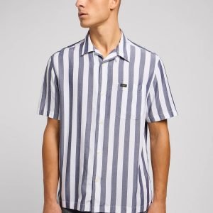 Camicia m/m - Resort shirt Surf Blue