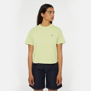 T-Shirt - Oakport boxy tee w Pale Green
