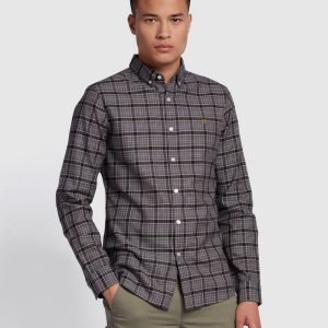 Camicie - Fraser check shirt Charcoal