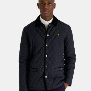 Giacconi - Quilted jacket dark navy