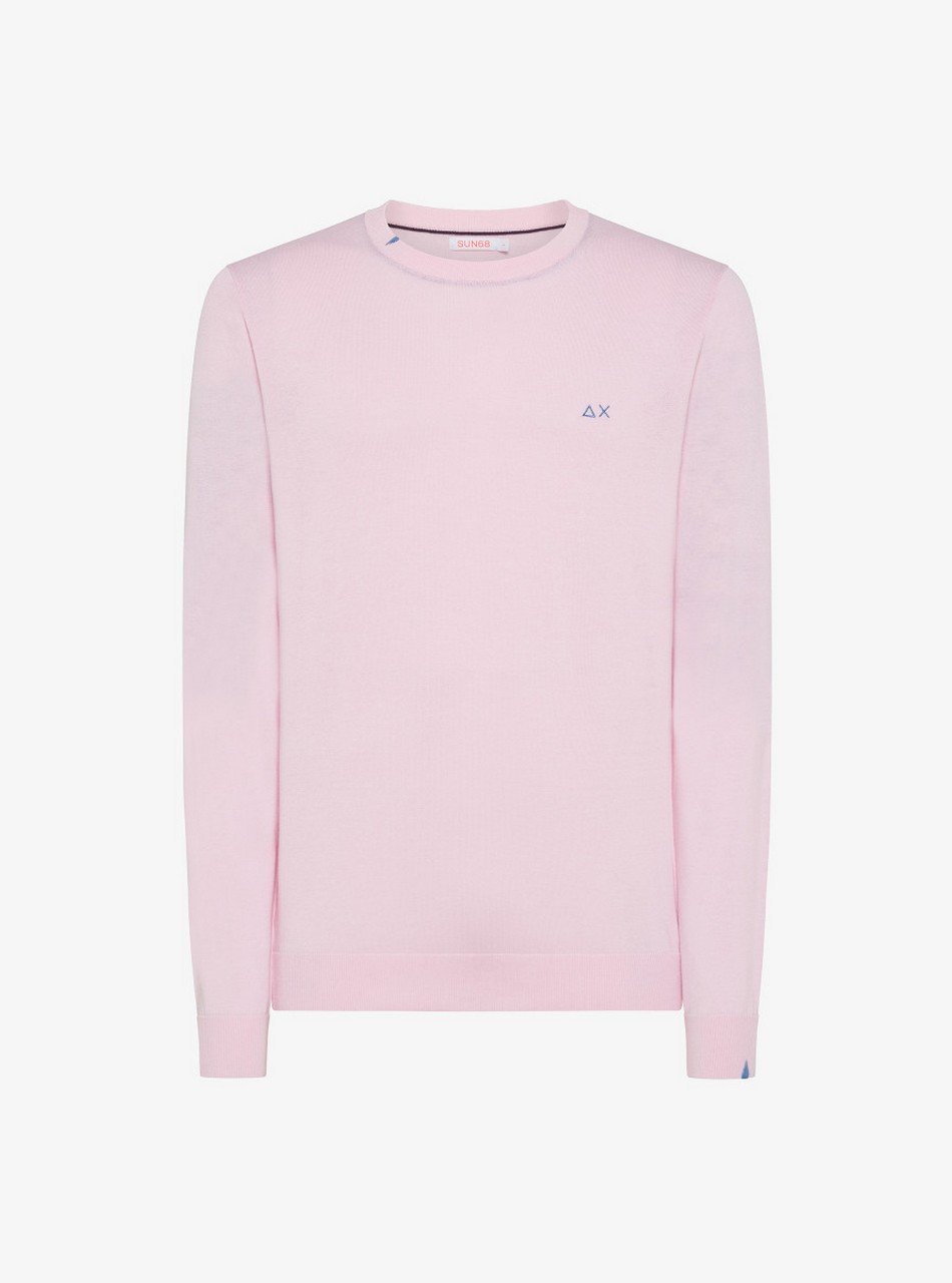 Maglie - Roun neck solid Ciclamino