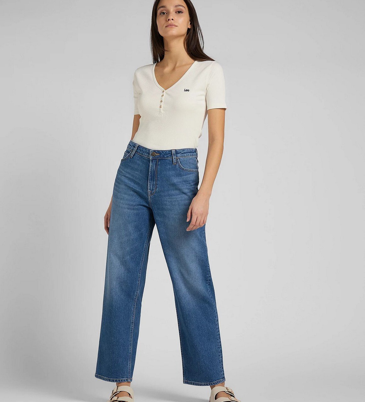 Jeans - Wide Leg jeans - immagine 5