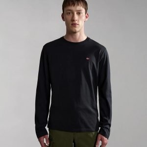 T-shirt m/l - Salis LS t shirt Black