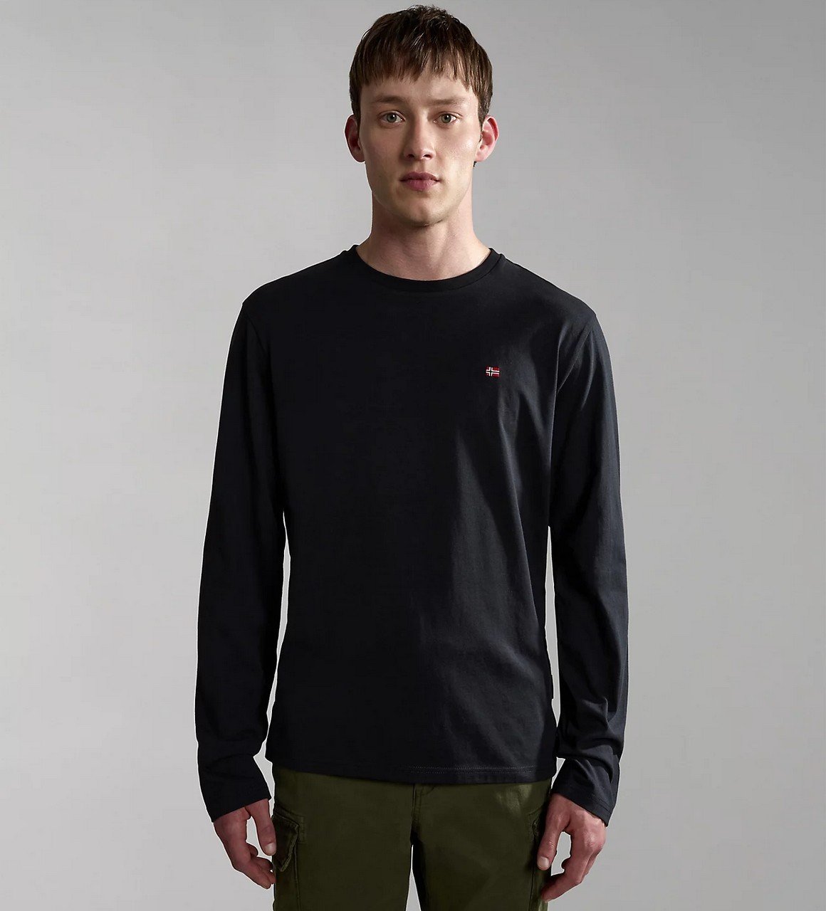 T-shirt m/l - Salis LS t shirt Black