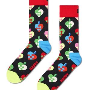 Calze - Braided Christmas Heart sock