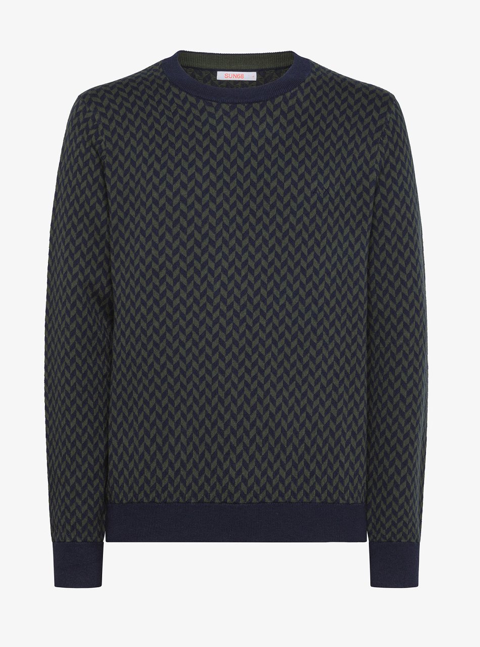 Maglie - Round Micro Jacquard maglia na