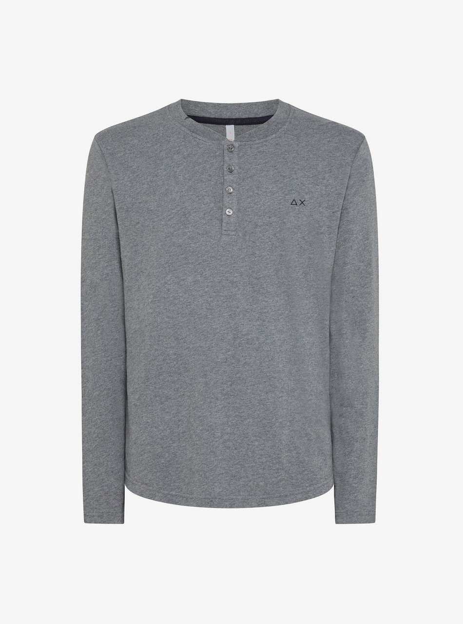 T-shirt m/l - Serafino Long Sleeve grigio