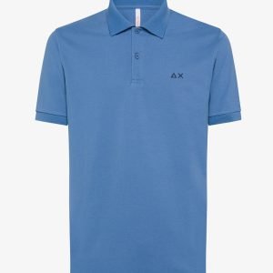 Polo - Polo under collar print Avio
