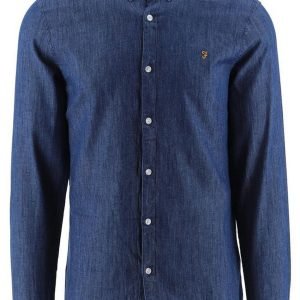 Camicie - Brewer denim shirt Mid Indigo