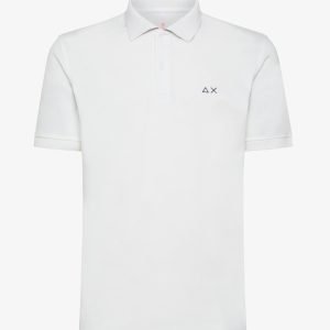 Polo - Polo under collar print Bianco