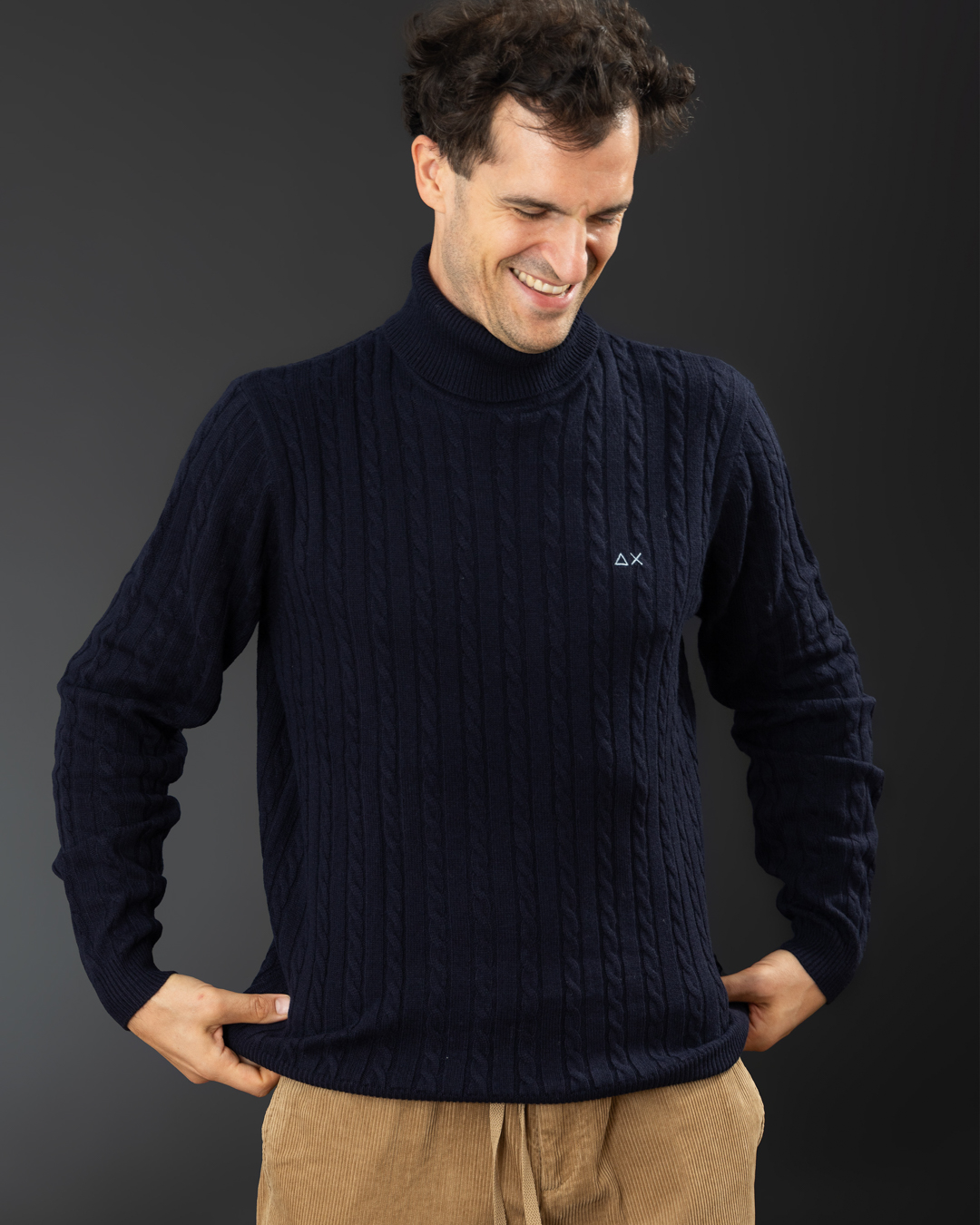 Maglie - Turtle cable Navy Blue - immagine 2