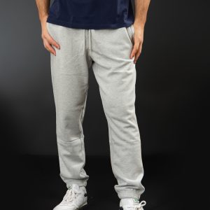 Pantaloni sportivi - Long pant cotton in felpa Grigio Medio