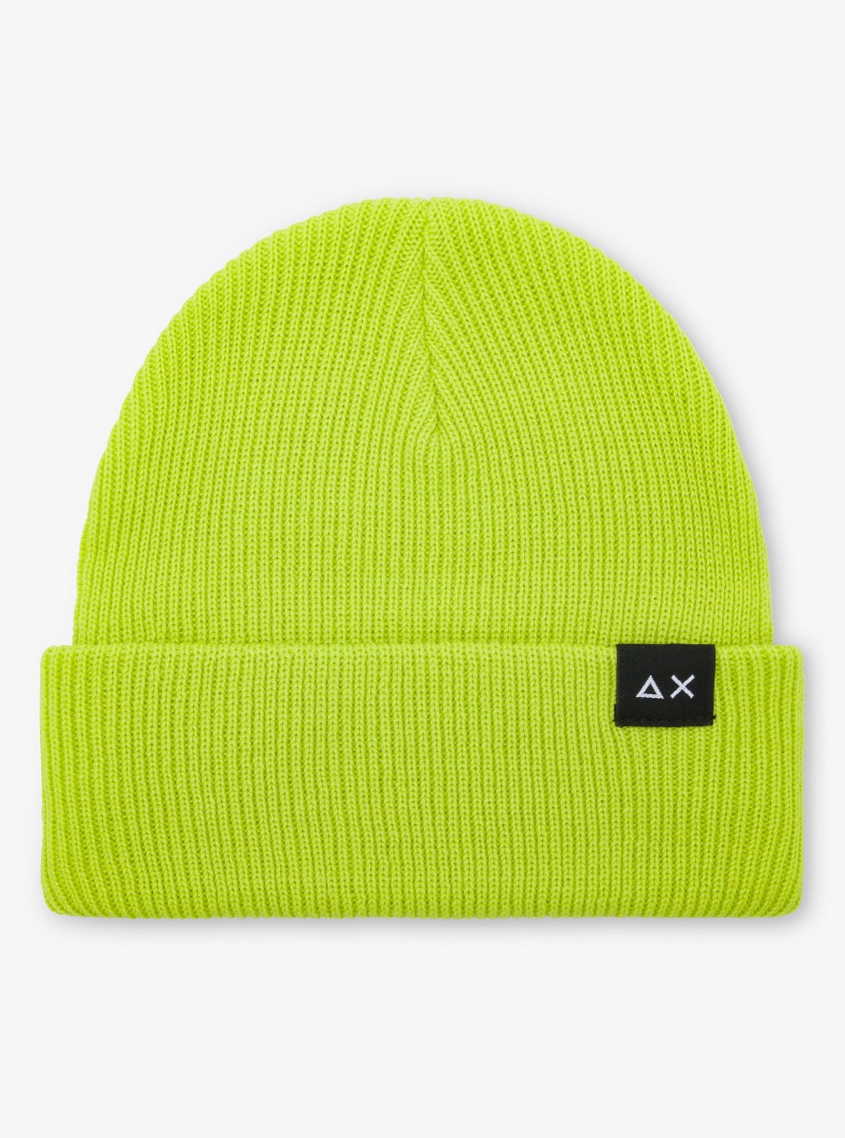 Berretti lana - Cap solid funky Lime