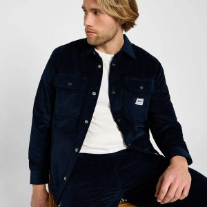 Giacconi - Workwear overshirt rivet Navy