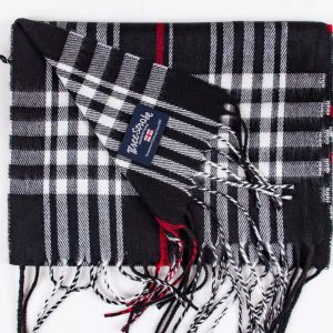 Sciarpe - Vidar sciarpa quadri Black