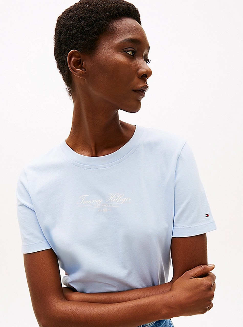 T-Shirt - Reg script tee B.Blue - immagine 2