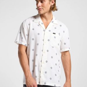 Camicia m/m - Resort shirt Ecru