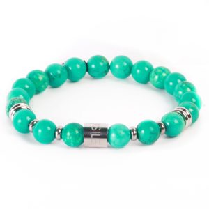Bracciale - Bracciale pietra Howlite Verde Acqua