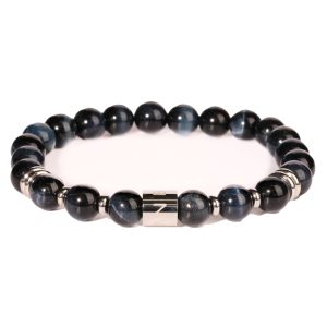 Bracciale - Bracciale pietra Occhio di Tigre Grigio