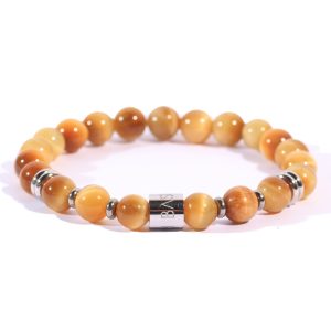 Bracciale - Bracciale pietra Occhio di Tigre Giallo