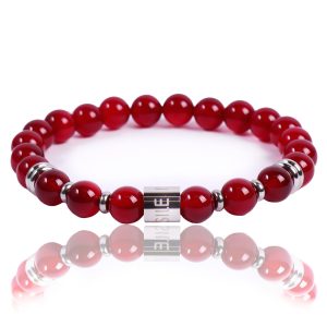 Bracciale - Bracciale pietra Giada Rosso
