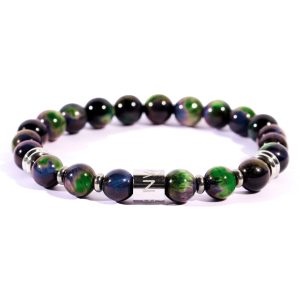 Bracciale - Bracciale pietra Giada Multicolor