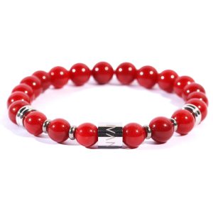 Bracciale - Bracciale pietra Giada Rosso