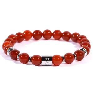Bracciale - Bracciale pietra Corniola Rosso