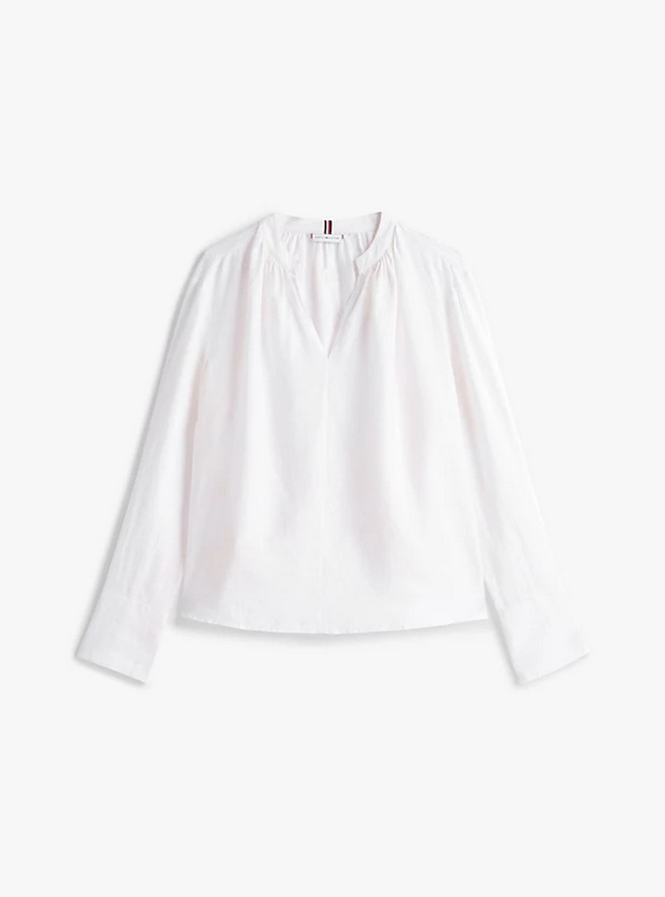 Camicie - Ess shirt linen Optic White - immagine 5