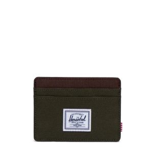 Portafogli - Charlie cardholder Green/Coffe