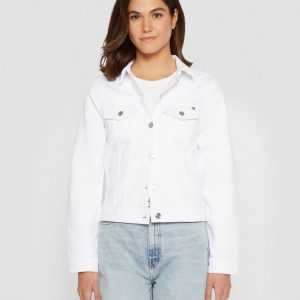 Giacconi - Denim slim jacket White