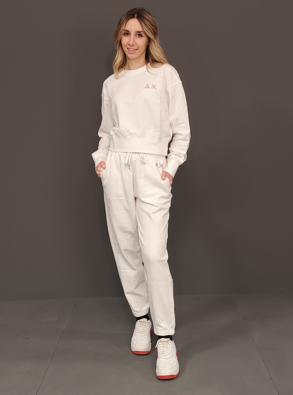 Felpe - Sweat crop Bianco/Panna - immagine 6