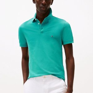 Polo - 1985 slim polo Hazy Teal