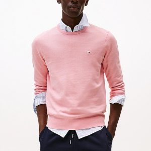 Maglie - Essential crew neck Pink Shade
