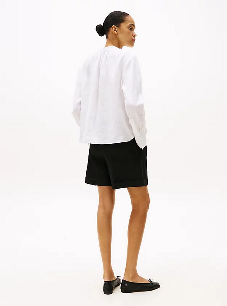 Camicie - Ess shirt linen Optic White - immagine 4