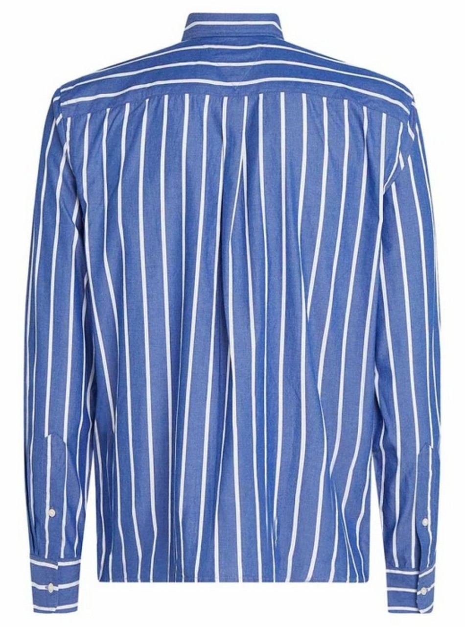 Camicie - Wide stripe shirt Blu/White - immagine 4