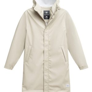 Giacconi - Long classic rain jacket Stone