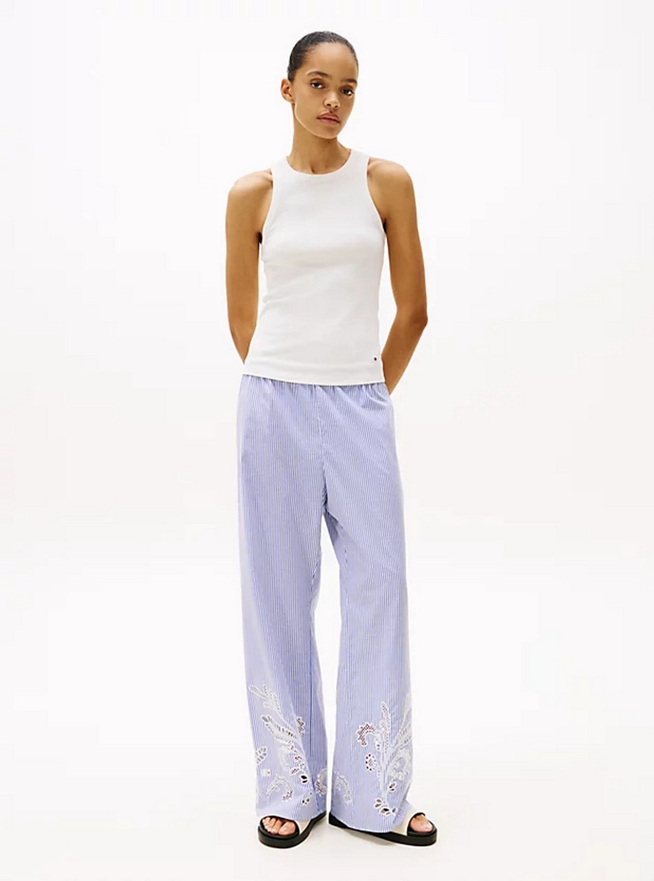 Canotte - Slim rib tank Ecru - immagine 3