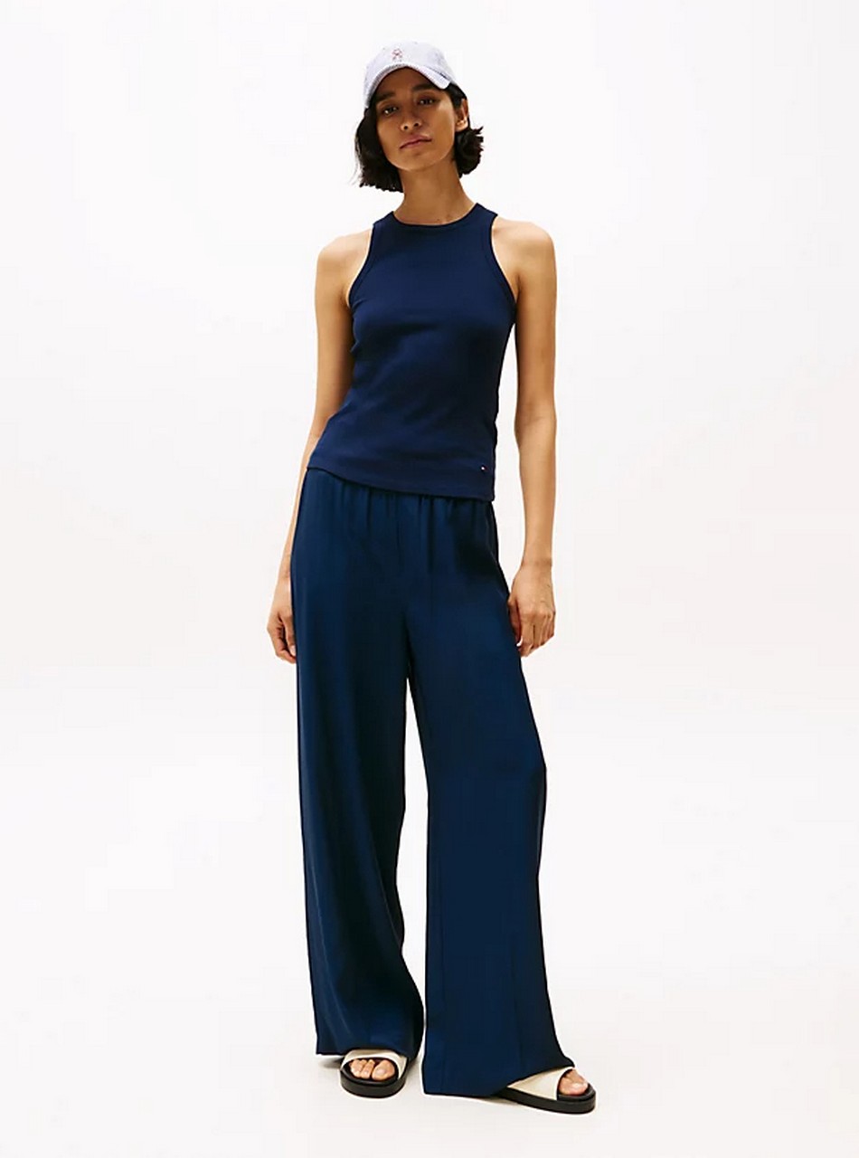 Canotte - Slim rib tank Dark Navy - immagine 3