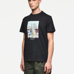 T-Shirt - Battle lines t shirt Black