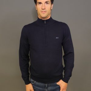Maglie - Half zip sweater Navy