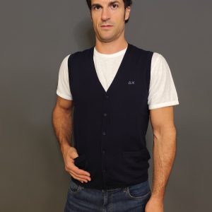 Maglie - Gilet basic Navy