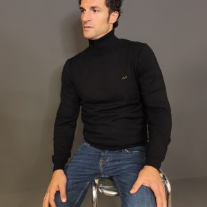 Maglie - Turtle sweater basic Nero
