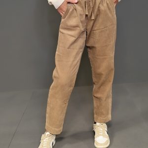 Pantaloni - Trousers corduroy Beige